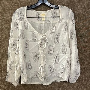🔥🔥🔥Anthropologie Maeve Long Sleeve Blouse